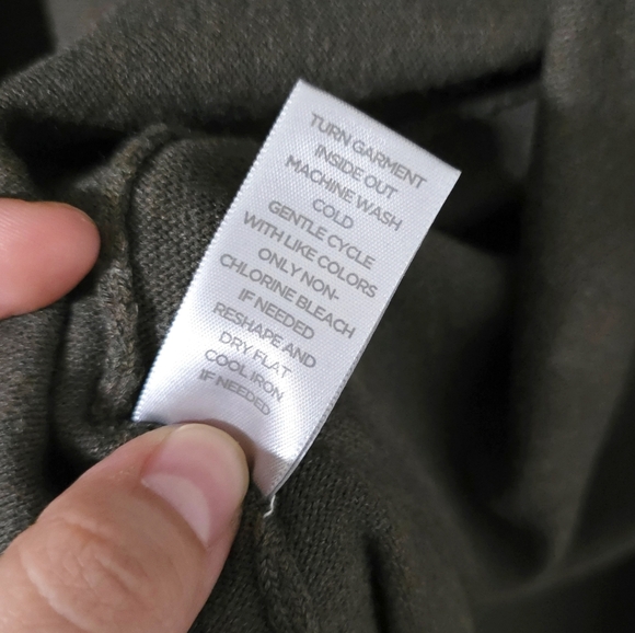 AVENUE Heather Taupe Grey Long Line Open Front Cardigan, Size 18/20, 2X - Picture 9 of 12